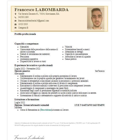 Francesco LABOMBARDA